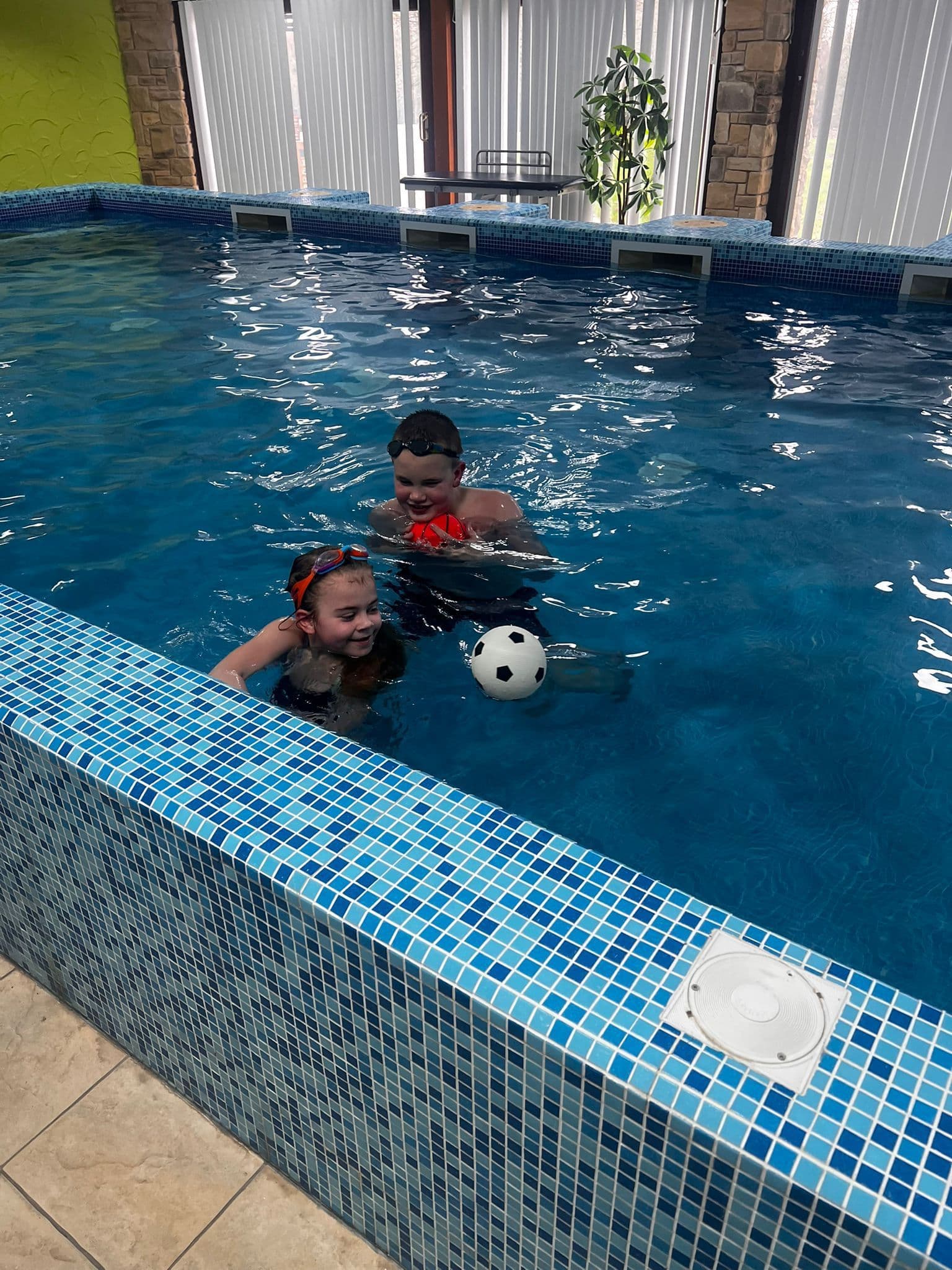 Children enjoying hydrotherapy pool session