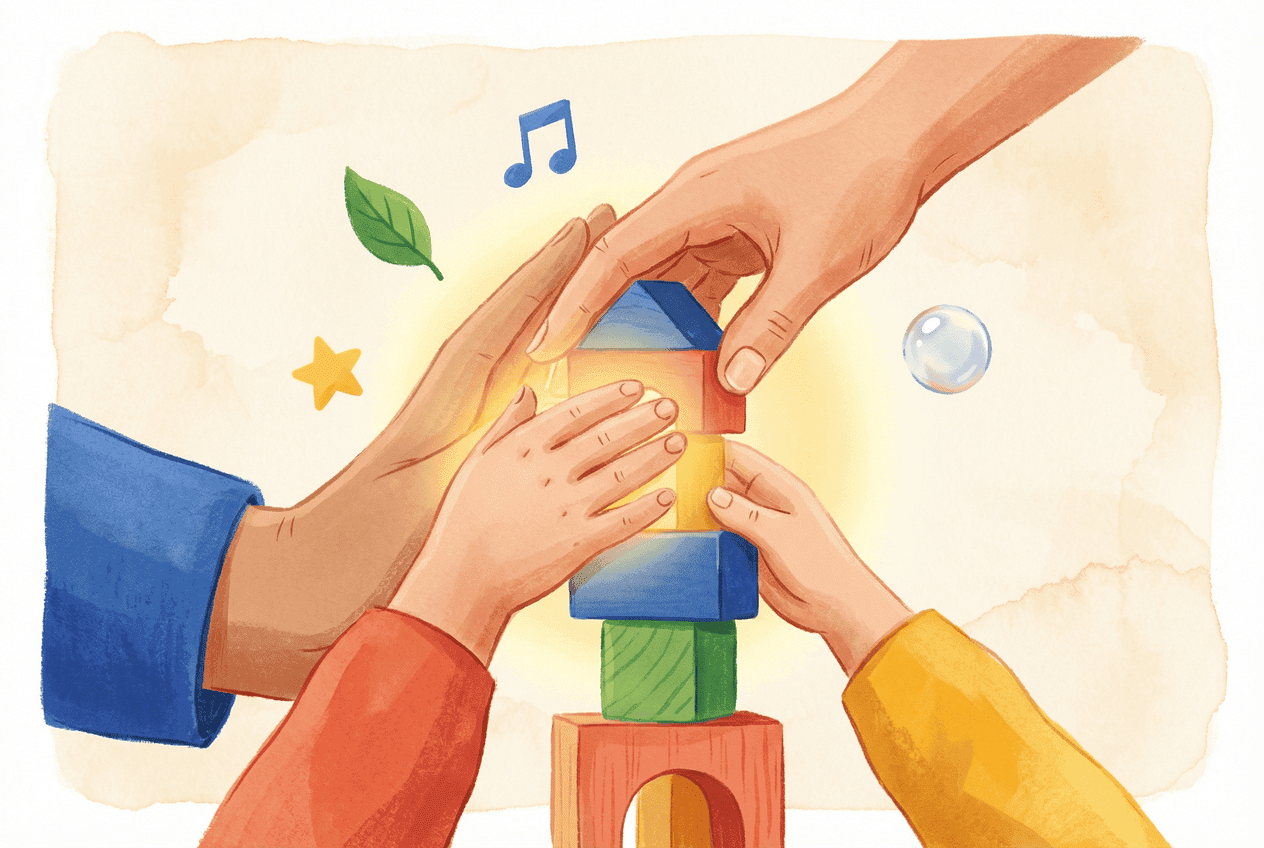 Illustration representing Every Sensation Children Services and the team's caring approach